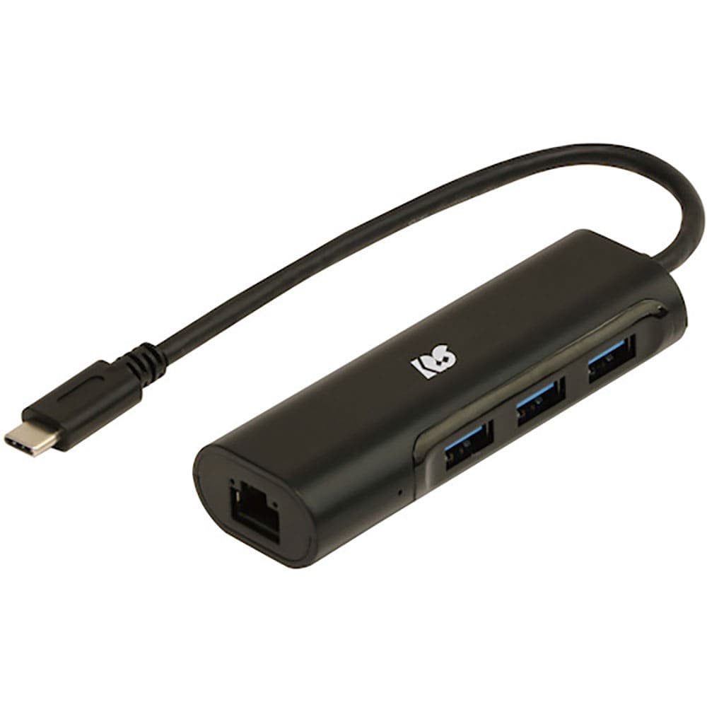 ＲＡＴＯＣ　ＵＳＢ　Ｔｙｐｅ－Ｃ　ギガビット対応ＬＡＮアダプター　ＵＳＢハブ付き　ＲＳ－ＵＣＬＡＮ＿