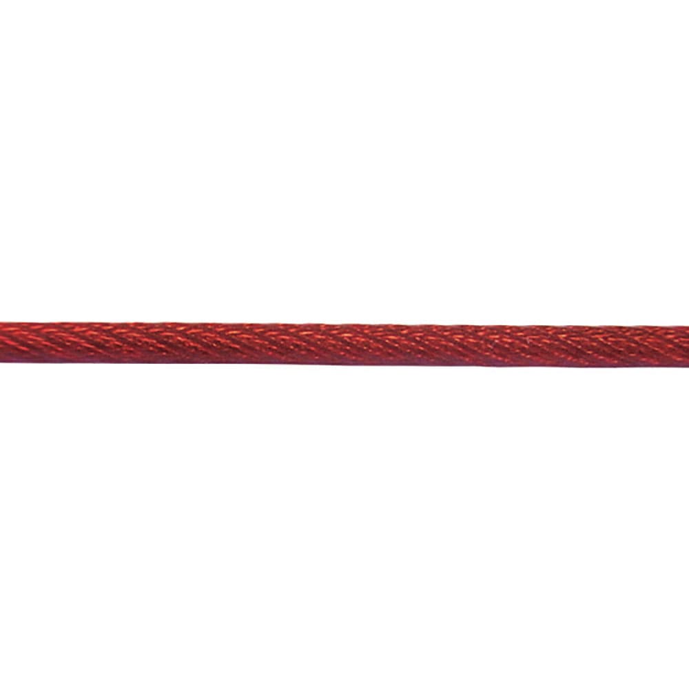 ニッサチェイン 赤コーティングワイヤロープ100m巻 R-SY15V-RED_