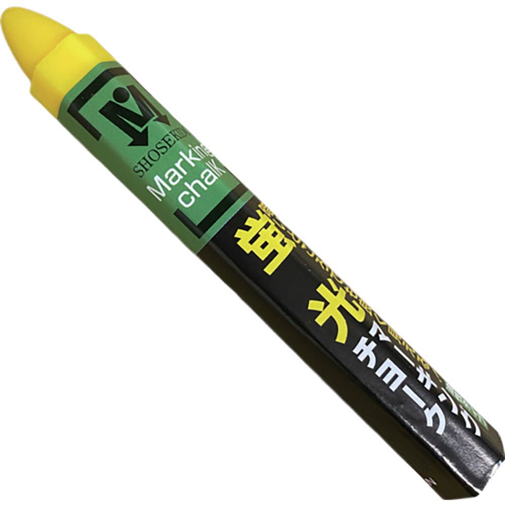 祥碩堂 蛍光マーキングチョーク 12本箱売 黄 S15606_