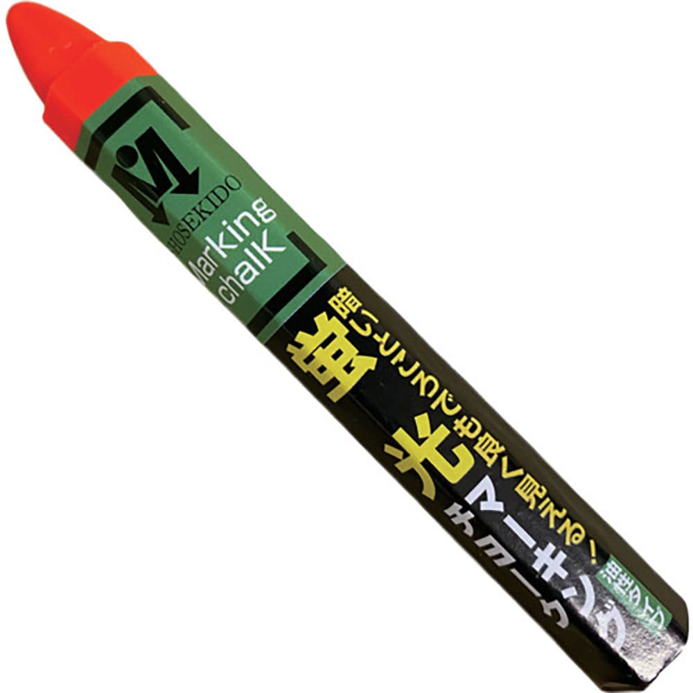 祥碩堂　蛍光マーキングチョーク　１２本箱売　赤　Ｓ１５６０７＿