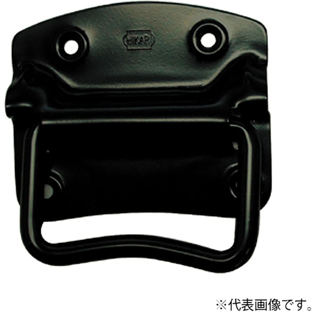 NewHikari トランク取手 鉄 電着塗装 黒 80 SH-TRT80_