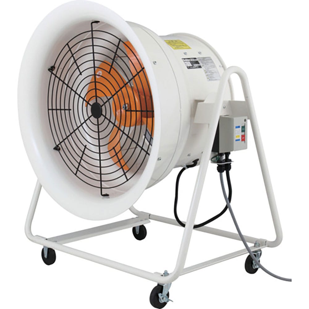 Suiden 送風機 こでかファン ハネ径500mm 低騒音・省エネタイプ 三相200V 角度調節_