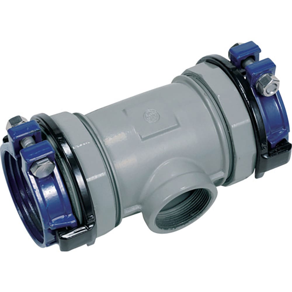 ＳＫカワニシ　塩ビ管用継手　ＳＫＸ枝部めねじ付チーズ　Ｖ６５×５０Ａ　ＳＫＸ－ＭＴ－Ｖ６５Ｘ５０Ａ＿