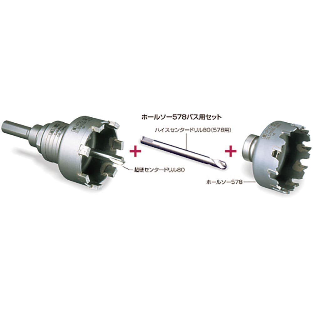 ミヤナガ S-LOCKホールソー578 バス用セット SL578DST050R_