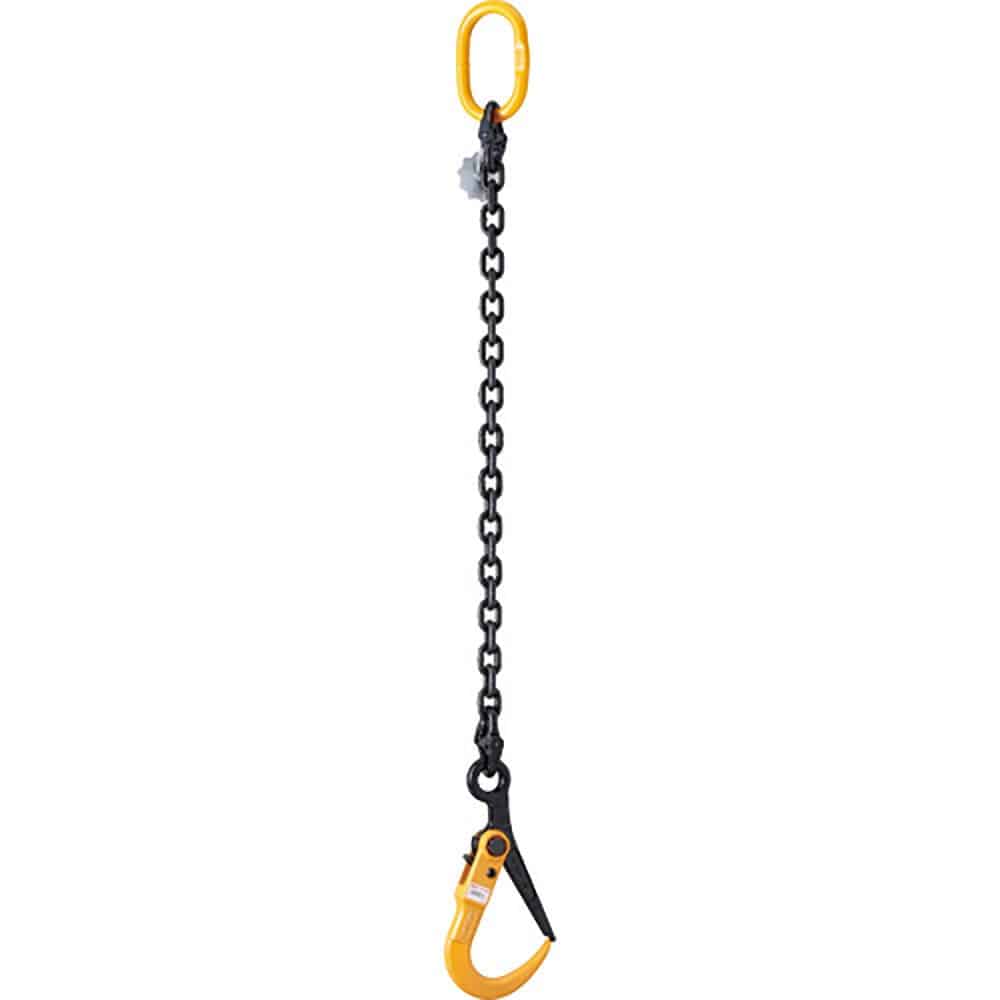 スーパー チェーン付スーパーロックフックセット 容量:3ton 全長:1347mm SLH3NC_