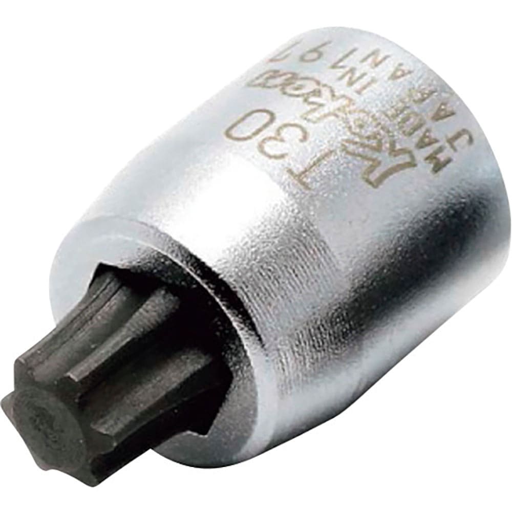 Ｋｏ－ｋｅｎ　１／４”（６．３５ｍｍ）ＳＱ．　トルクスビットソケット全長１９．５ｍｍＴ３０　ＳＰ２＿