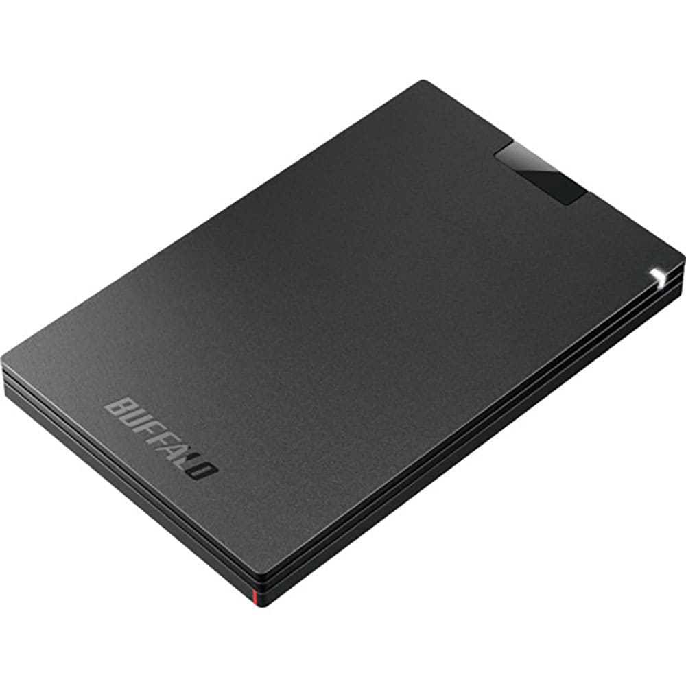 ＢＵＦＦＡＬＯ　ＵＳＢ３．２（Ｇｅｎ１）　ポータブルＳＳＤ　Ｔｙｐｅ－Ａ　２５０ＧＢ　ブラック　Ｓ＿
