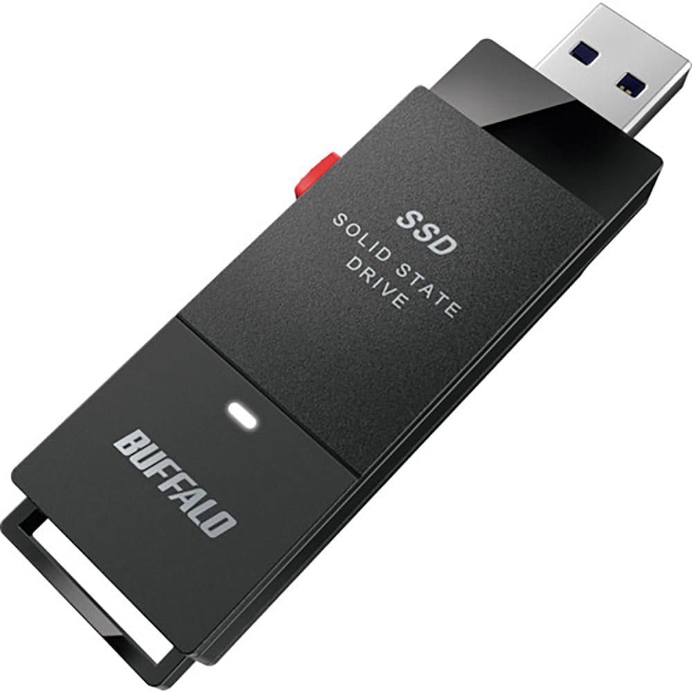 ＢＵＦＦＡＬＯ　ＵＳＢ３．２（Ｇｅｎ１）　ポータブルＳＳＤ　２５０ＧＢ　スティック型　ＳＳＤ－ＰＵ＿