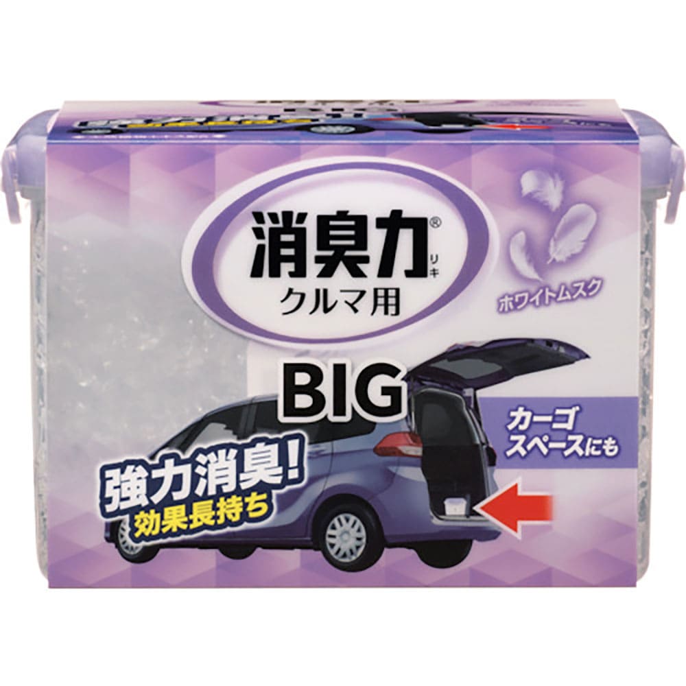エステー　クルマの消臭力　ＢＩＧ９００Ｇ　ホワイトムスク　ＳＴ１２４７４＿