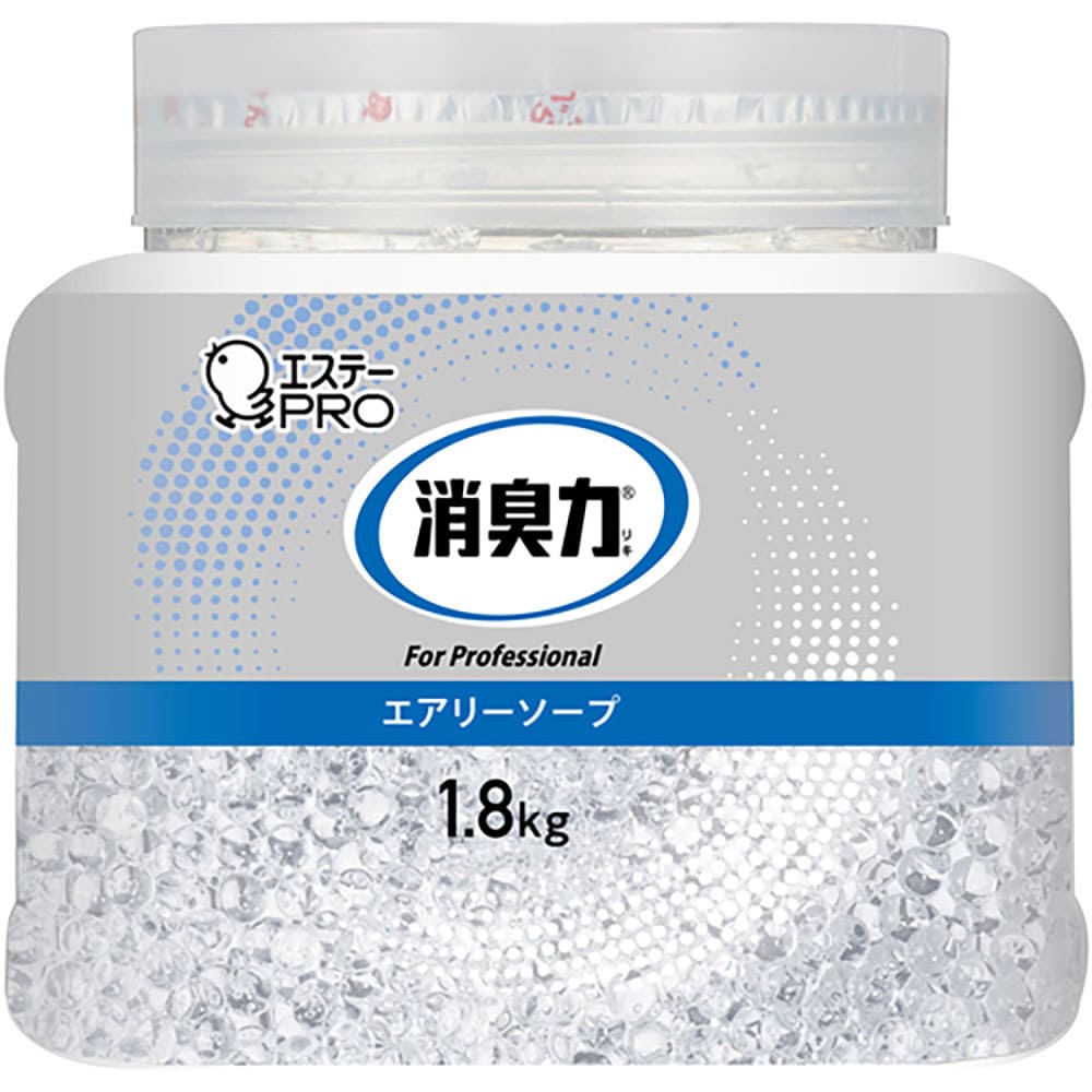 エステー 消臭力業務用ビーズタイプ 特大本体1.8kgエアリーソープ ST13167_