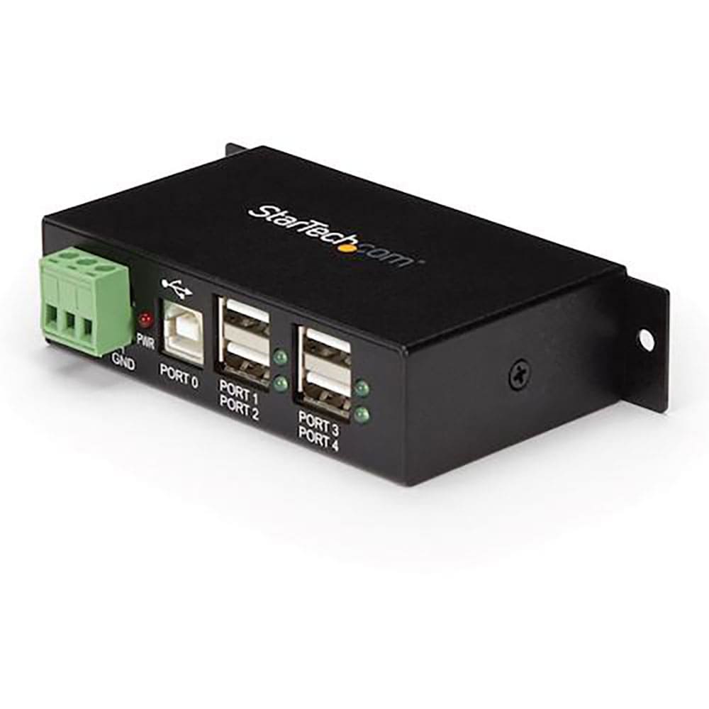 ＳｔａｒＴｅｃｈ　ＵＳＢハブ／ＵＳＢ　２．０／ＵＳＢ－Ａ　－　４ｘ　ＵＳＢ－Ａ／産業用メタル筐体／＿