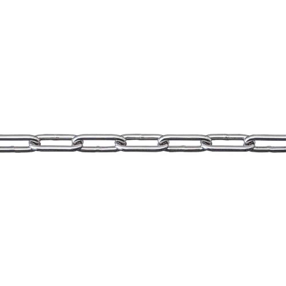 ニッサチェイン ステンレスヘビーリンクチェイン 4ΦX34X14.5 30m SW-1040_