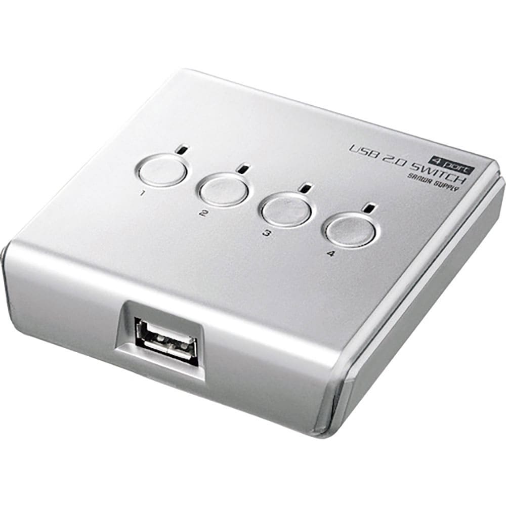 ＳＡＮＷＡ　ＵＳＢ２．０手動切替器（４回路）　ＳＷ－ＵＳ２４Ｎ＿