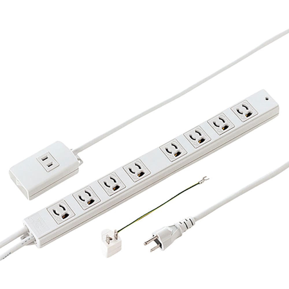 SANWA 抜け止めタップ(手元集中スイッチ付き) TAP-MG3812N_