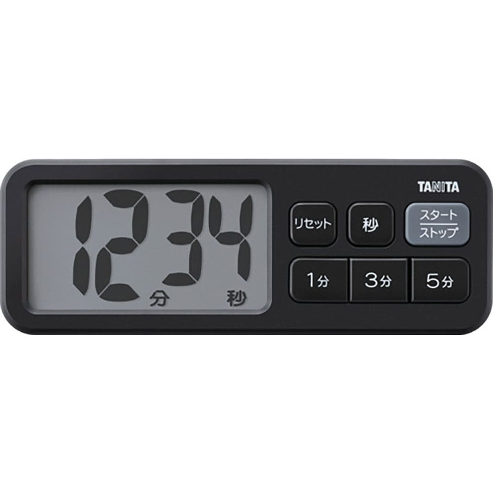 ＴＡＮＩＴＡ　抗菌でか見えタイマー　ＴＤ－４３１－ＢＫ　ＴＤ－４３１－ＢＫ＿
