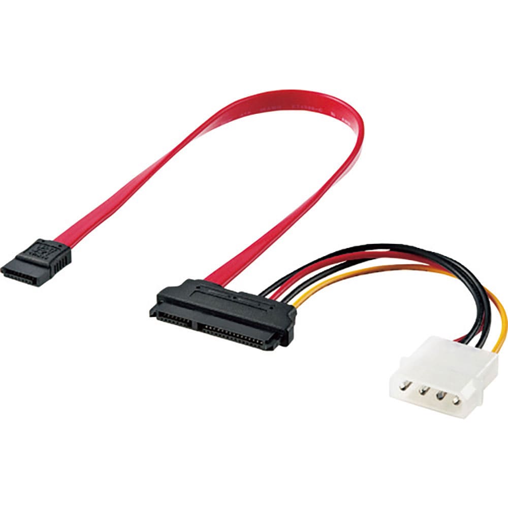 SANWA 電源コネクタ一体型SATAケーブル(0.3m) TK-PWSATA7-03_