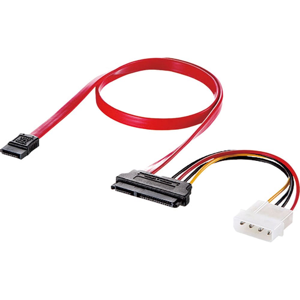 SANWA 電源コネクタ一体型SATAケーブル(0.5m) TK-PWSATA7-05_