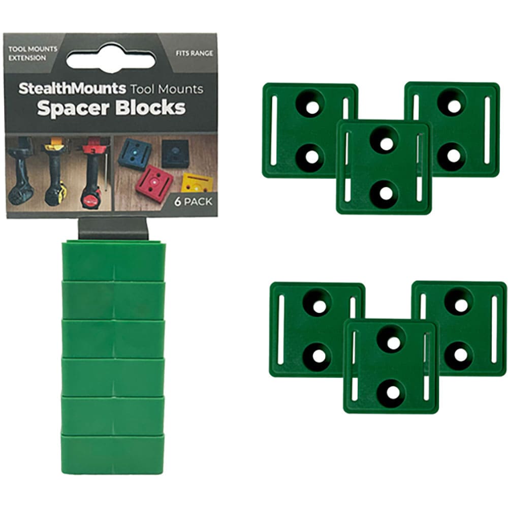ステルスマウント ツールマウントスペーサーブロック(6個入り)グリーン TMSPACE-GRN-6_