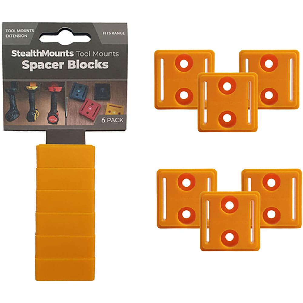 ステルスマウント ツールマウントスペーサーブロック(6個入り)イエロー TMSPACE-YLW-6_