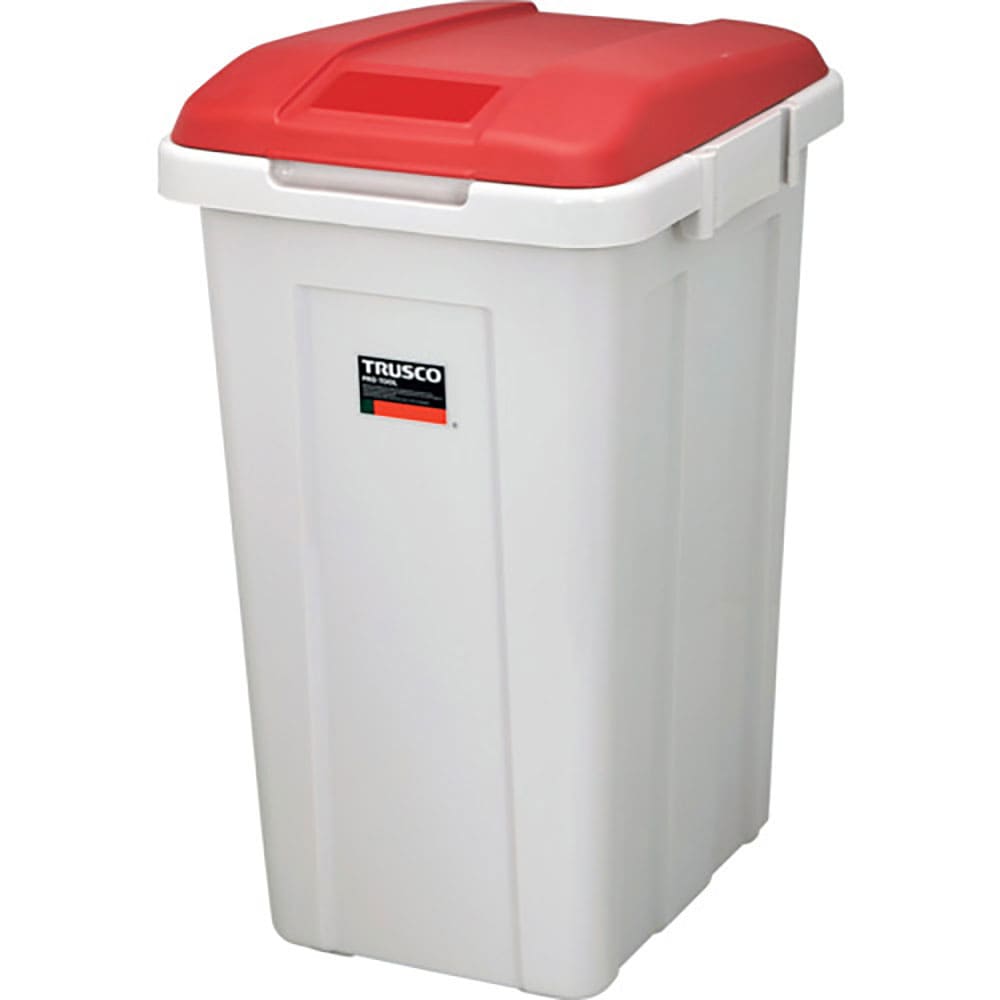 TRUSCO Rジョイント分別ボックス 45L フタ色レッド(赤色) TRJ01A_