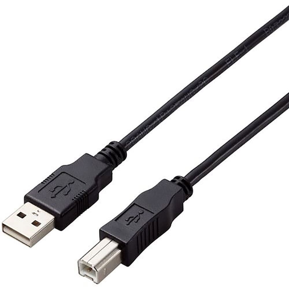 ELECOM USB2.0ケーブル A-Bタイプ 仕様固定 2m ブラック U2C-AB20BK/_