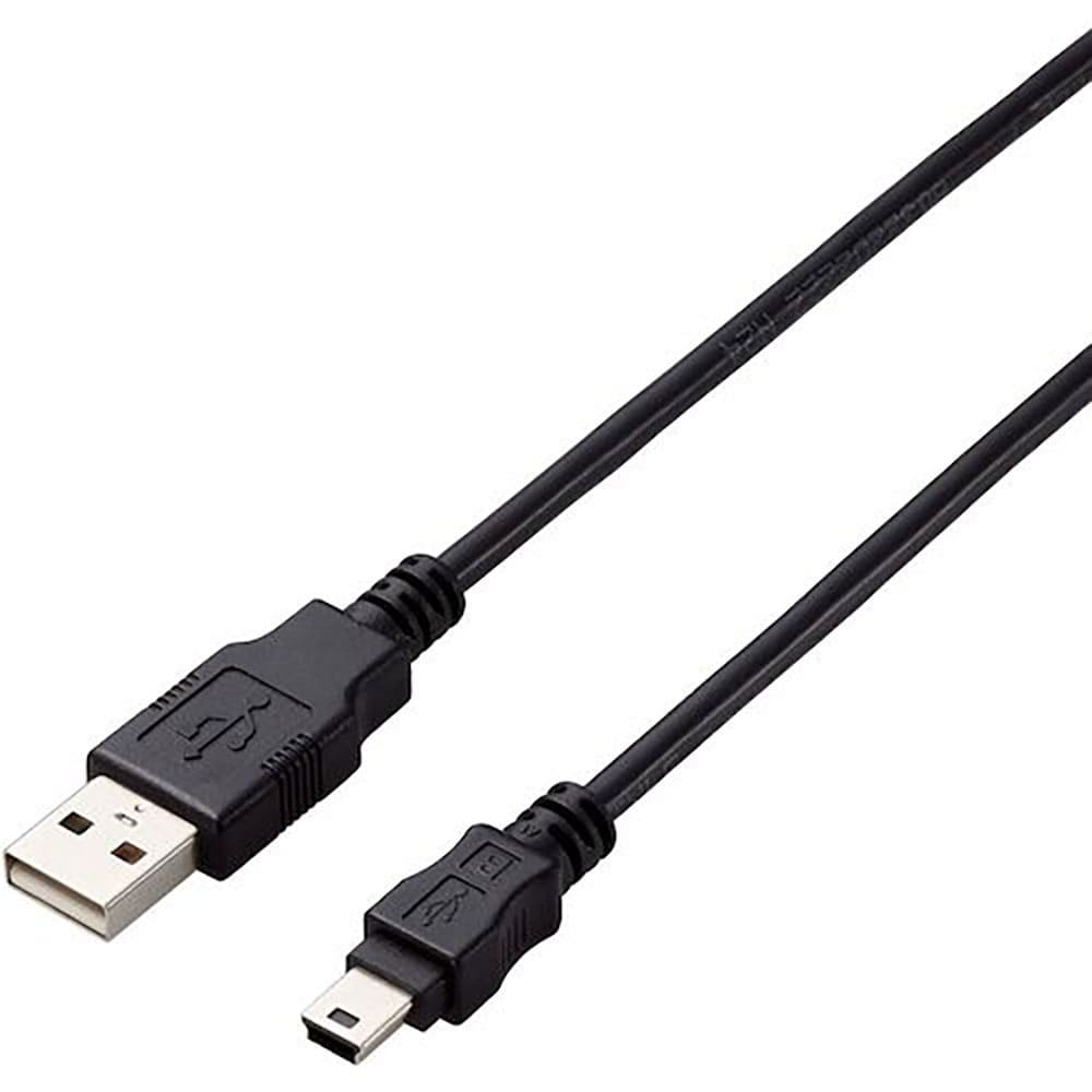 ELECOM USB2.0ケーブル A-miniBタイプ 仕様固定 1.5m ブラック U2C-A_
