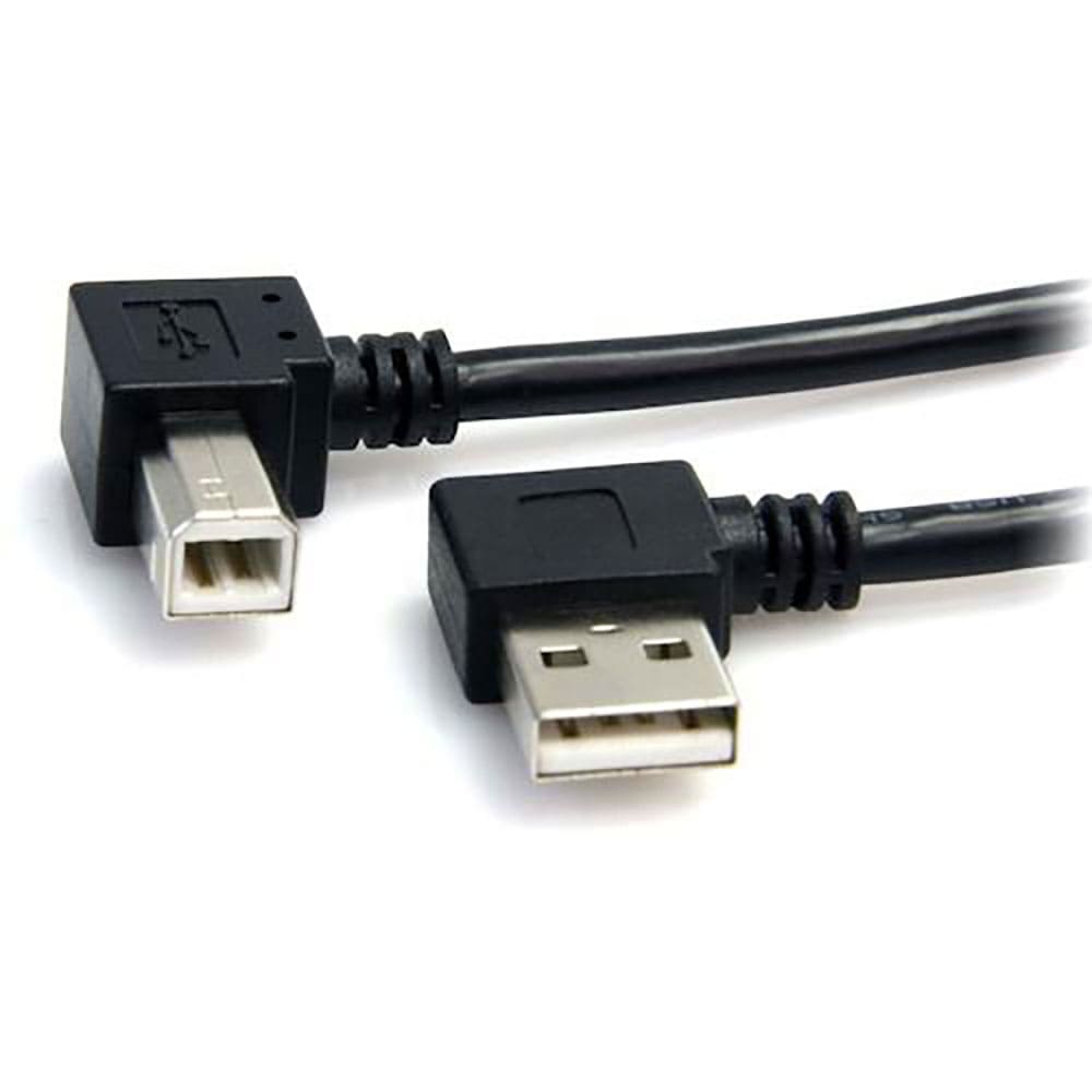 ＳｔａｒＴｅｃｈ　ＵＳＢ　２．０ケーブル／９１ｃｍ／Ｔｙｐｅ－Ａ　－　Ｔｙｐｅ－Ｂ／Ｌ型右向コネク＿