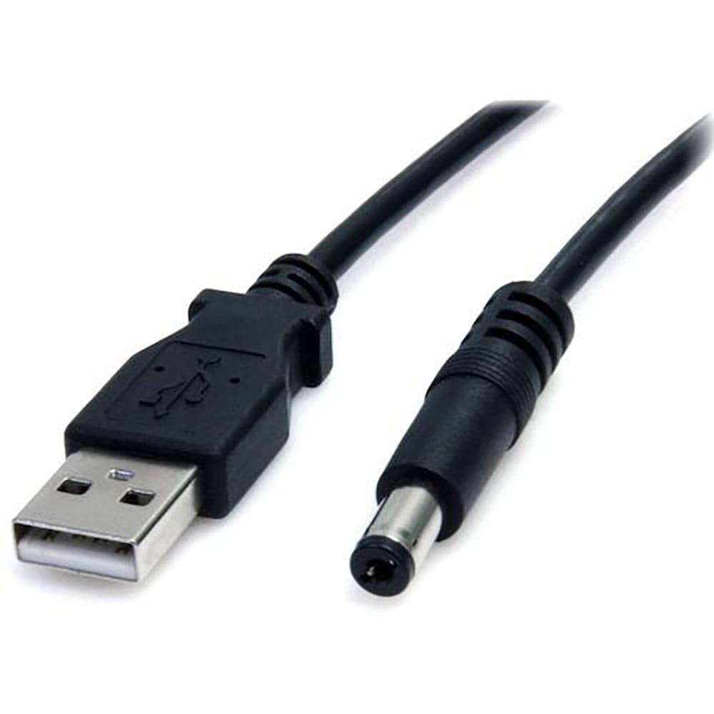 ＳｔａｒＴｅｃｈ　ＵＳＢケーブル／Ｔｙｐｅ－Ａ　－　５Ｖ　ＤＣ電源プラグ／２ｍ／タイプＭコネクター＿
