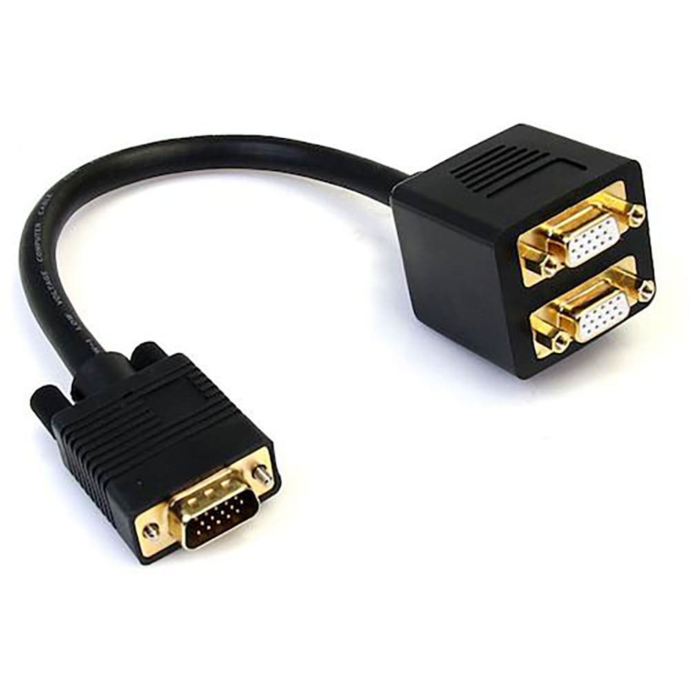 ＳｔａｒＴｅｃｈ　ＶＧＡケーブル／ＶＧＡスプリッター／３０ｃｍ／１ｘ　ＶＧＡ　－　２ｘ　ＶＧＡ／オ＿