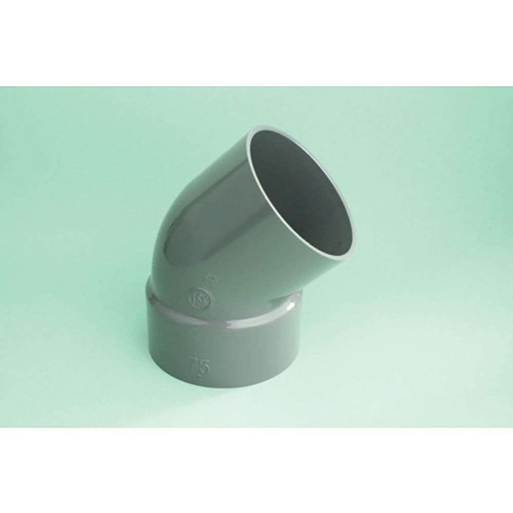 トーエー VU継手 45°片受エルボ 50 VU45KL50_