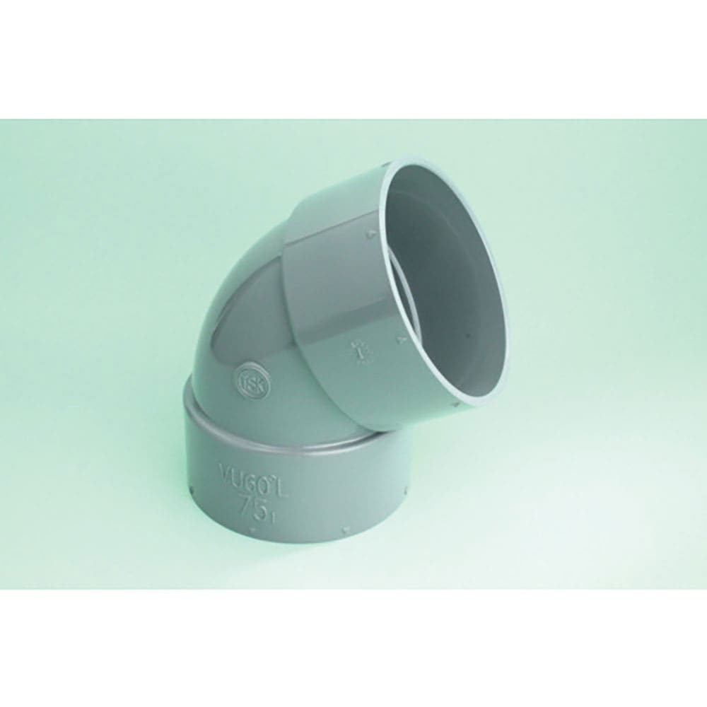 トーエー VU継手 60°エルボ 75 VU60L75_