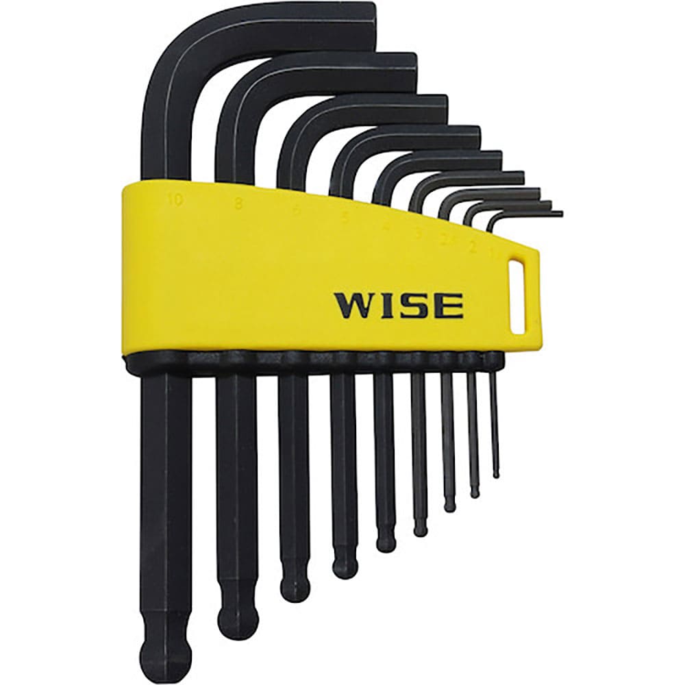 WISE ボールポイント 黒染め9本セット(ショート) WLB130B-9S_