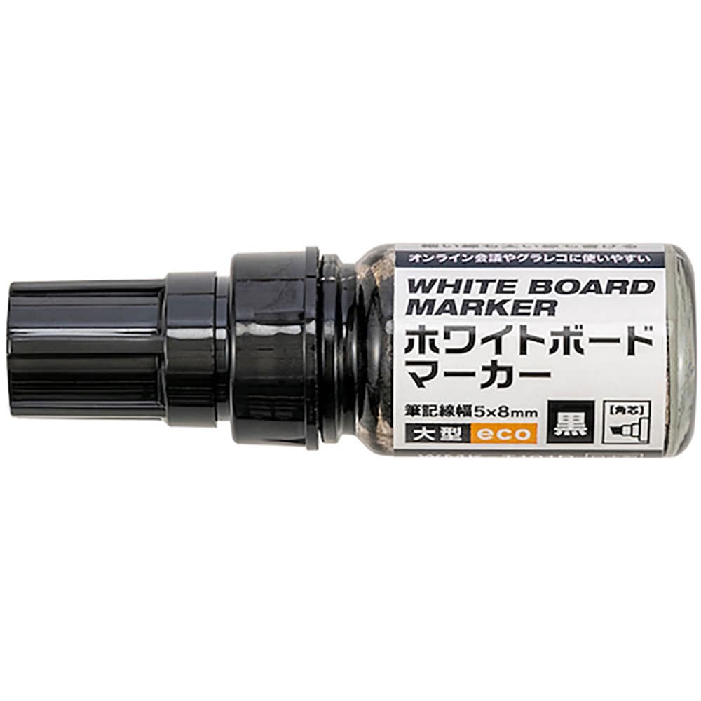 ナカバヤシ　ホワイトボードマーカー大型ｅｃｏ／黒　ＷＭＫ－Ｔ１０１Ｄ＿
