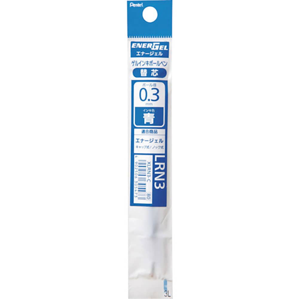 ＰＥＮＴＥＬ　エナージェルリフィル　ＬＲＮ３　青　ＸＬＲＮ３－Ｃ＿