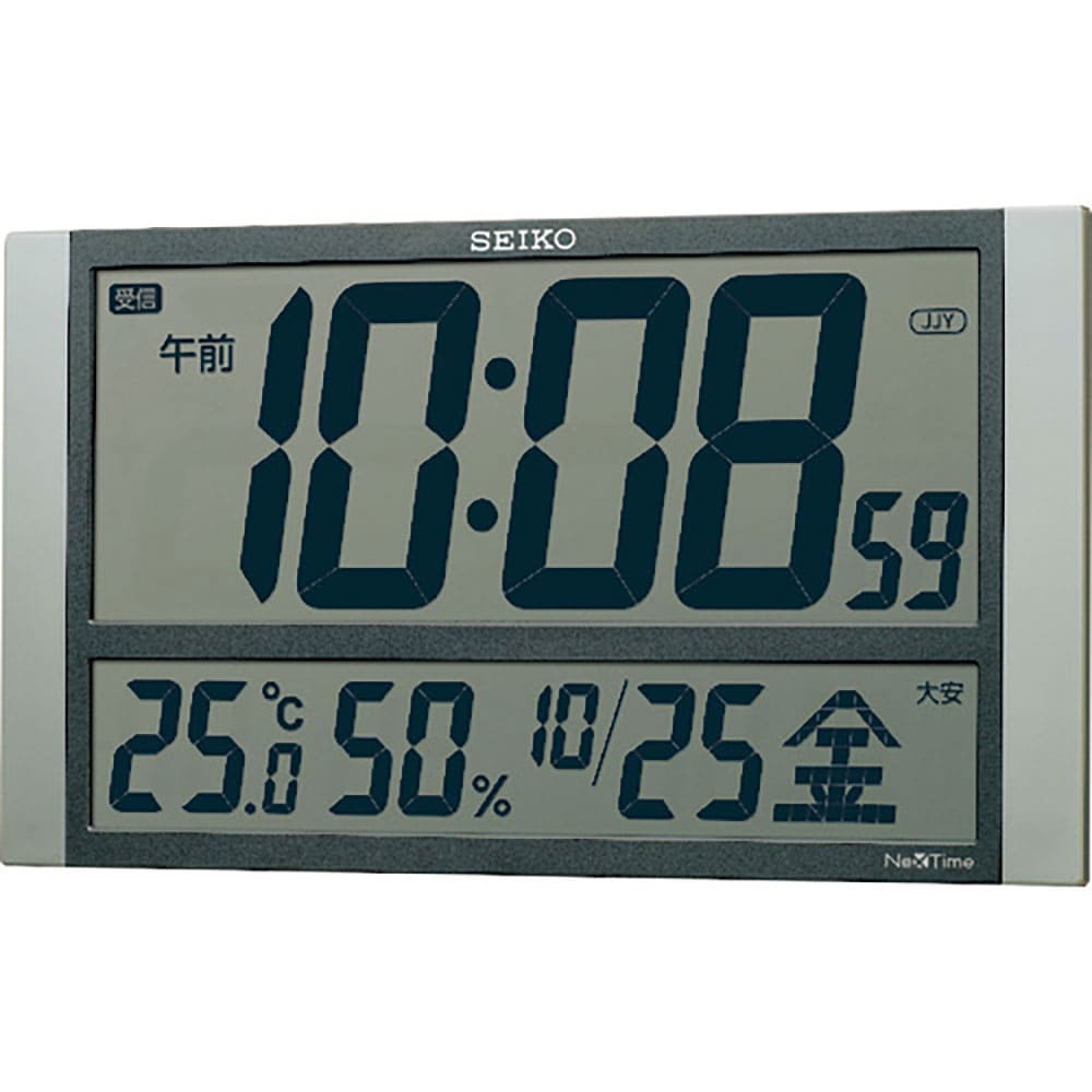 ＳＥＩＫＯ　電波時計　セイコーネクスタイム　ＺＳ４５０Ｓ　銀色　２３０×４００×２７ｍｍ　ＺＳ４５＿