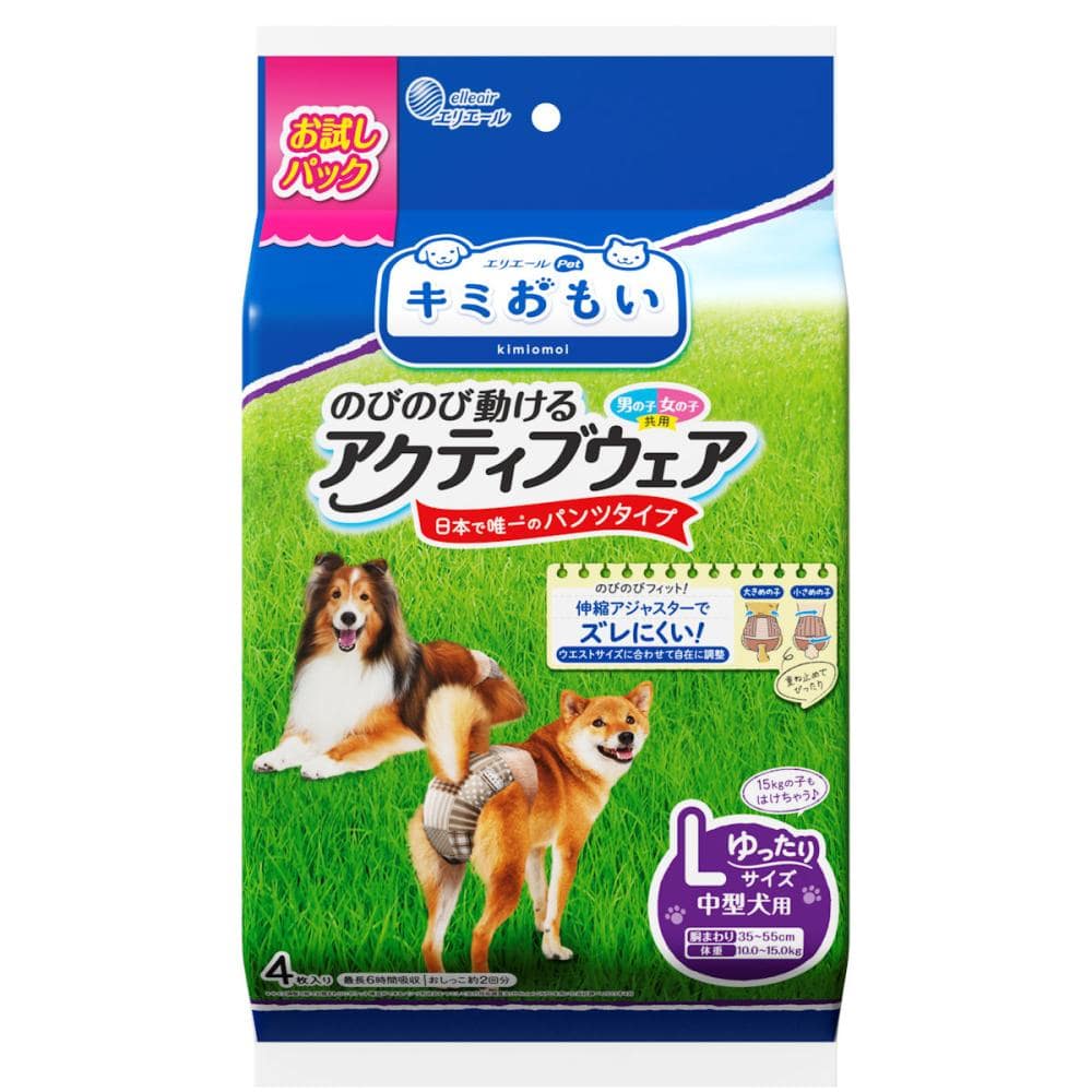 キミおもい　アクティブウェアＬお試し　４枚