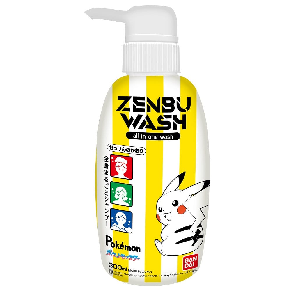 バンダイ ZENBU WASH 全身シャンプー ポケットモンスター 300mL