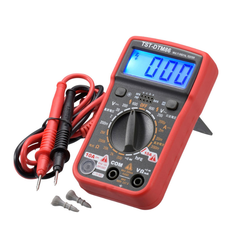 オーム電機　マルチデジタルテスター　ＴＳＴ－ＤＴＭ８６　０４－３３４８