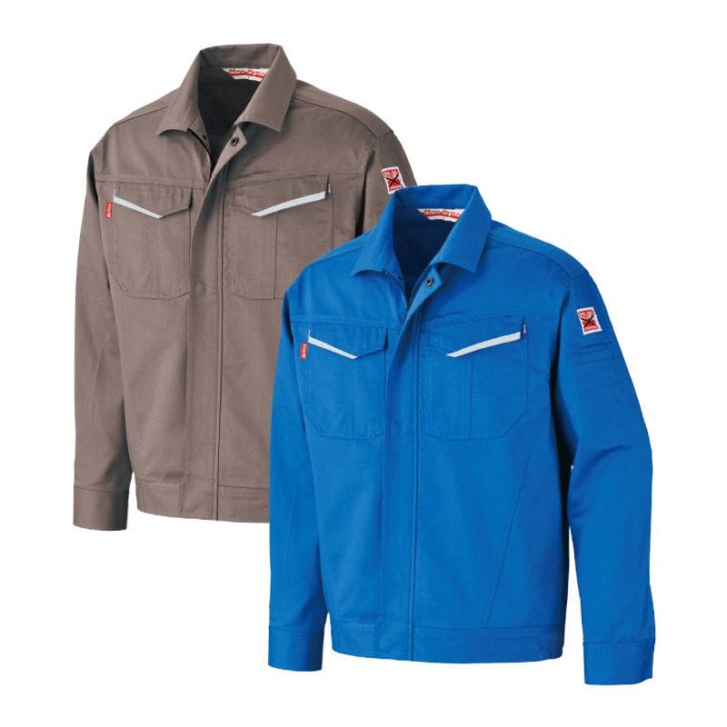 ブレイン　防炎空調エアコン空調衣服　ジャケットのみ　グレー　Ｌ　ＢＲ－２０００