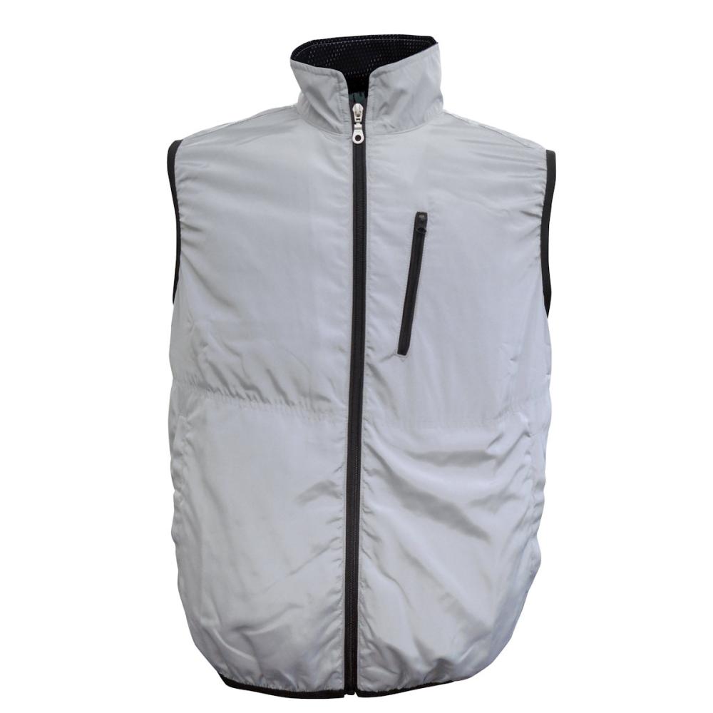 ブレイン　クルマ用空調ベスト　バッテリーセット　シルバー／ＬＬ－ＸＬサイズ　ＭＥＳＨ－ＢＲ－０１８