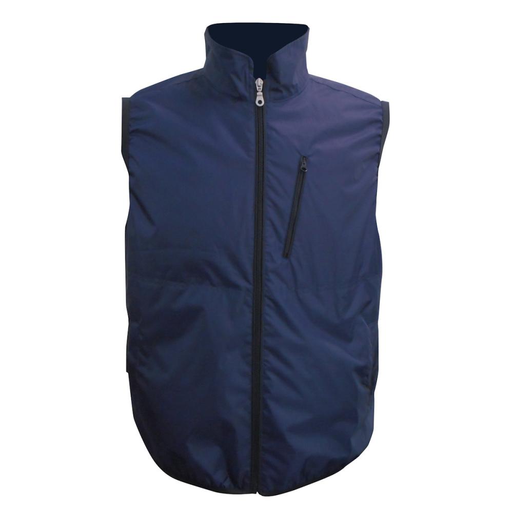 ブレイン　クルマ用空調ベスト　服のみ　ネイビー／５Ｌサイズ　ＭＥＳＨ－ＢＲ－０１８－１