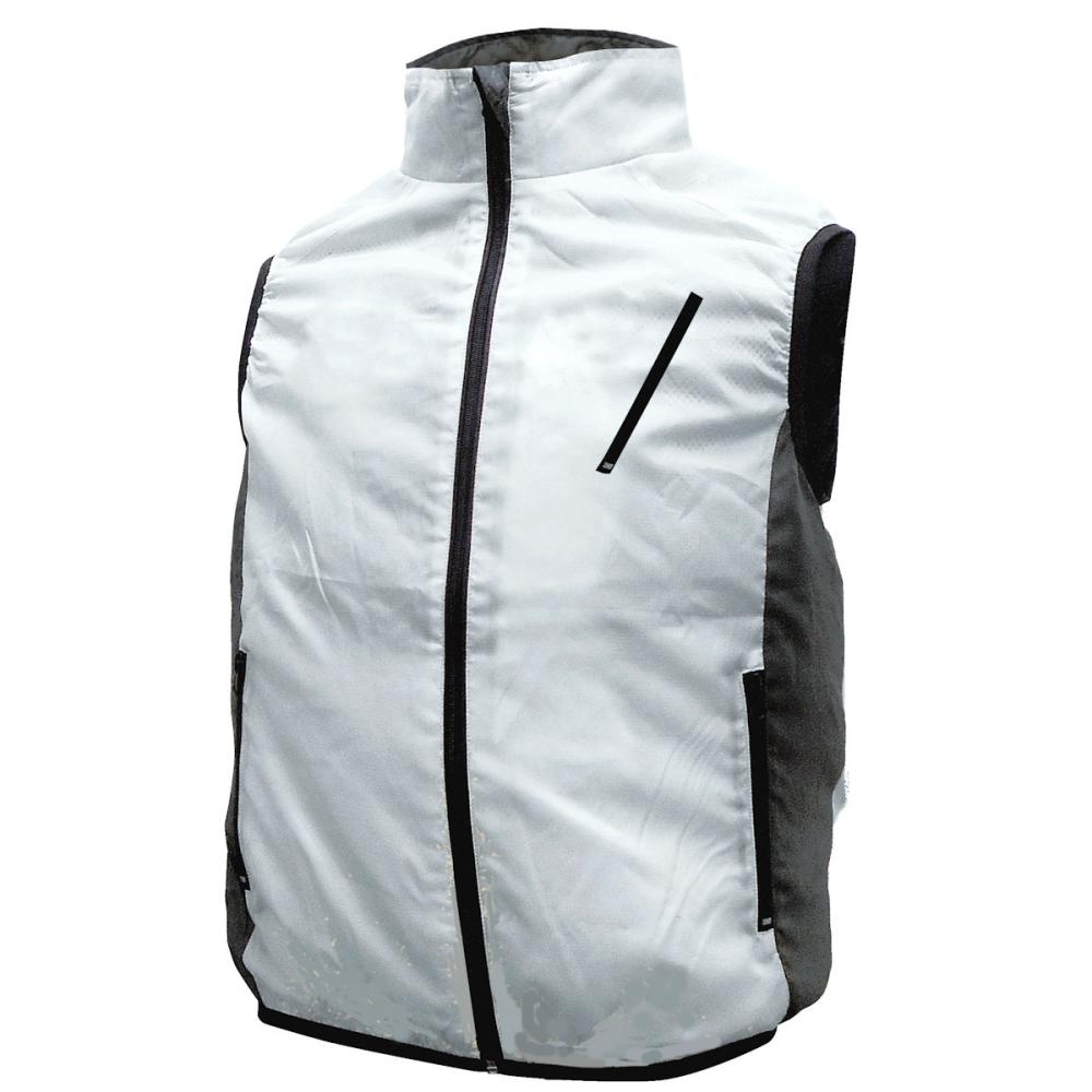 ブレイン　空調ベスト　バッテリーセット　ホワイト／Ｍ－Ｌサイズ　ＭＥＳＨ－ＢＲ－００６