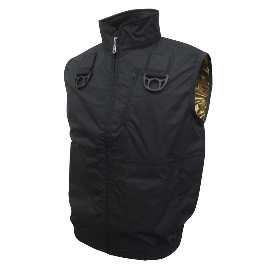 ブレイン　１２Ｖ空調ベスト　ブラック／ＬＬ－ＸＬ　ＭＥＳＨ－ＢＲ－１２０１