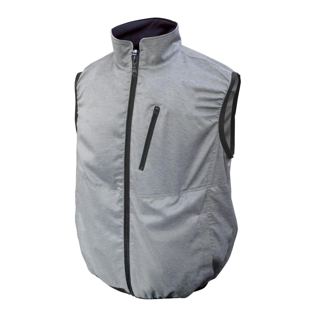 ブレイン 12V空調ベスト 服のみ 杢グレー/M-L MESH-BR-1203-1