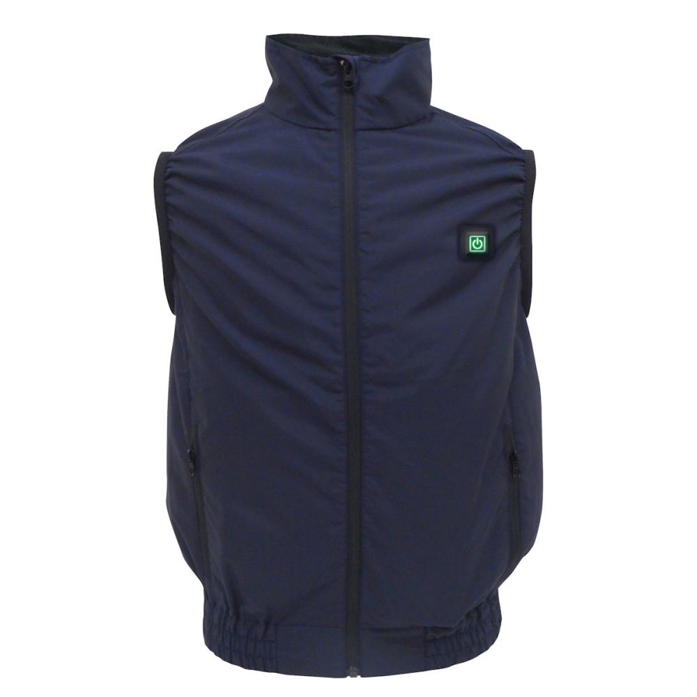 ブレイン　空調ベスト　服のみ　ブラック／ＬＬ－ＸＬ　ＭＥＳＨ－ＢＲ－Ｓ５７８－１