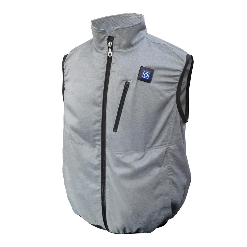 ブレイン　空調ベスト　杢／Ｍ－Ｌ　ＭＥＳＨ－ＢＲ－０８８