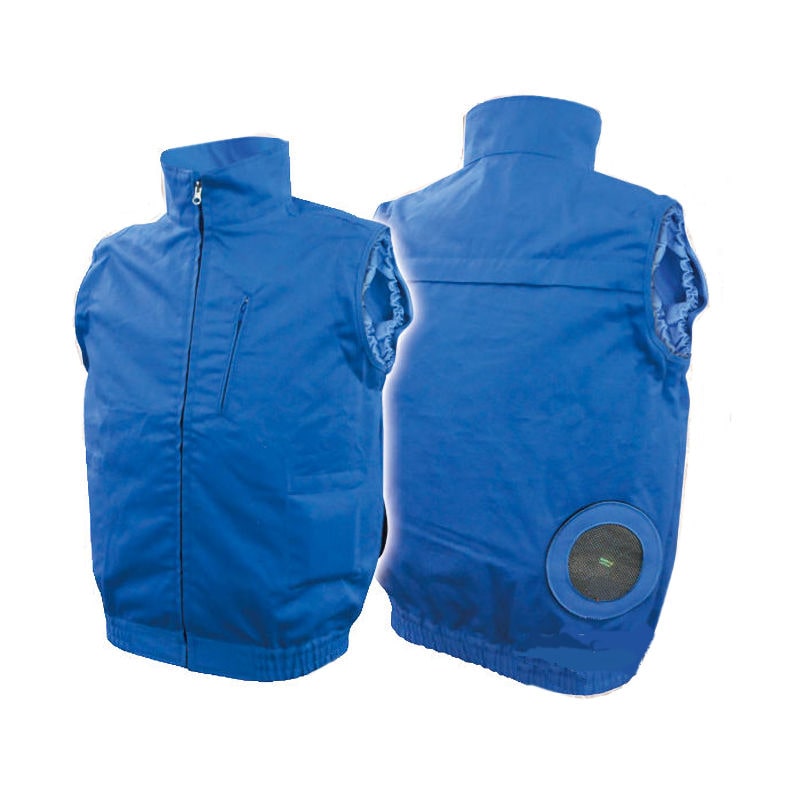 ブレイン　防炎空調ベスト　服のみ　ブルー　Ｍ　ＢＲ－２３３０