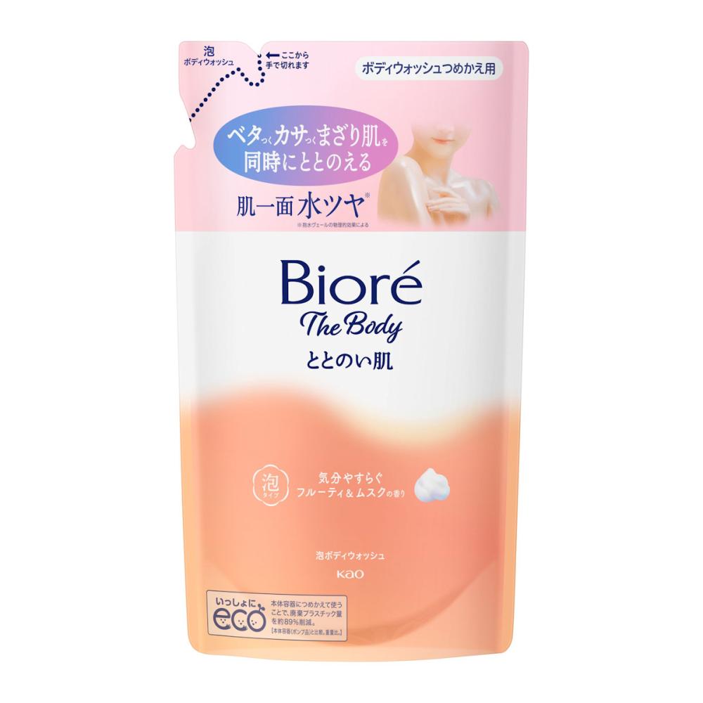 花王　ビオレ　ザ　ボディ　ととのい肌　泡タイプ　フルーティ＆ムスク　詰替用　４４０ｍＬ