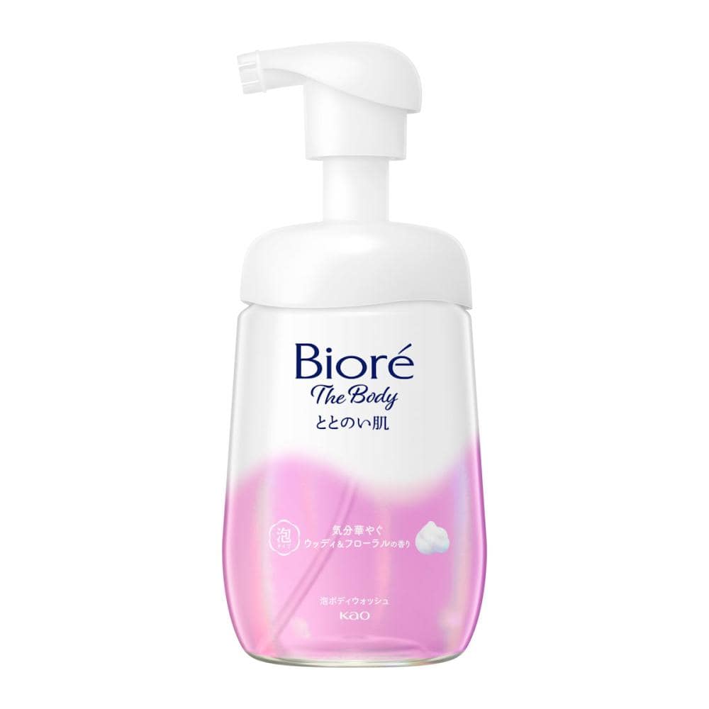 花王 ビオレ ザ ボディ ととのい肌 泡タイプ ウッディ&フローラル 本体 480mL