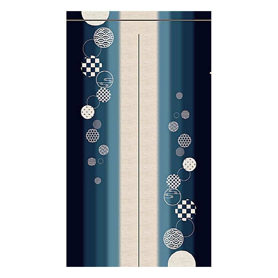 フルネス　プリント暖簾　染和紋　８５×１５０ｃｍ